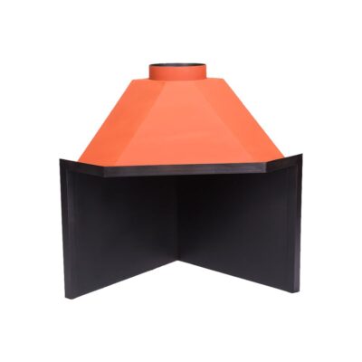 Hogar para Chimenea a leña Esquinero Clásico Pequeño