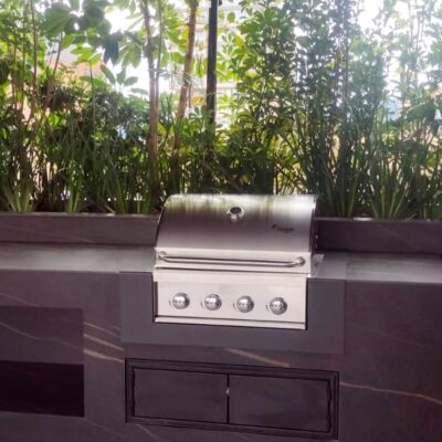 Asador BBQ a Gas de Empotrar 4 Quemadores
