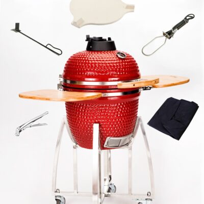 Combo Asador Kamado Portátil 21"
