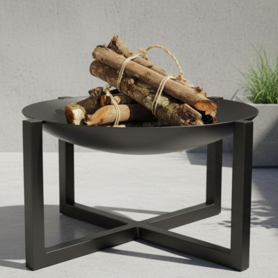 Paila para Fogata a leña en lamina Helsinki Mediana